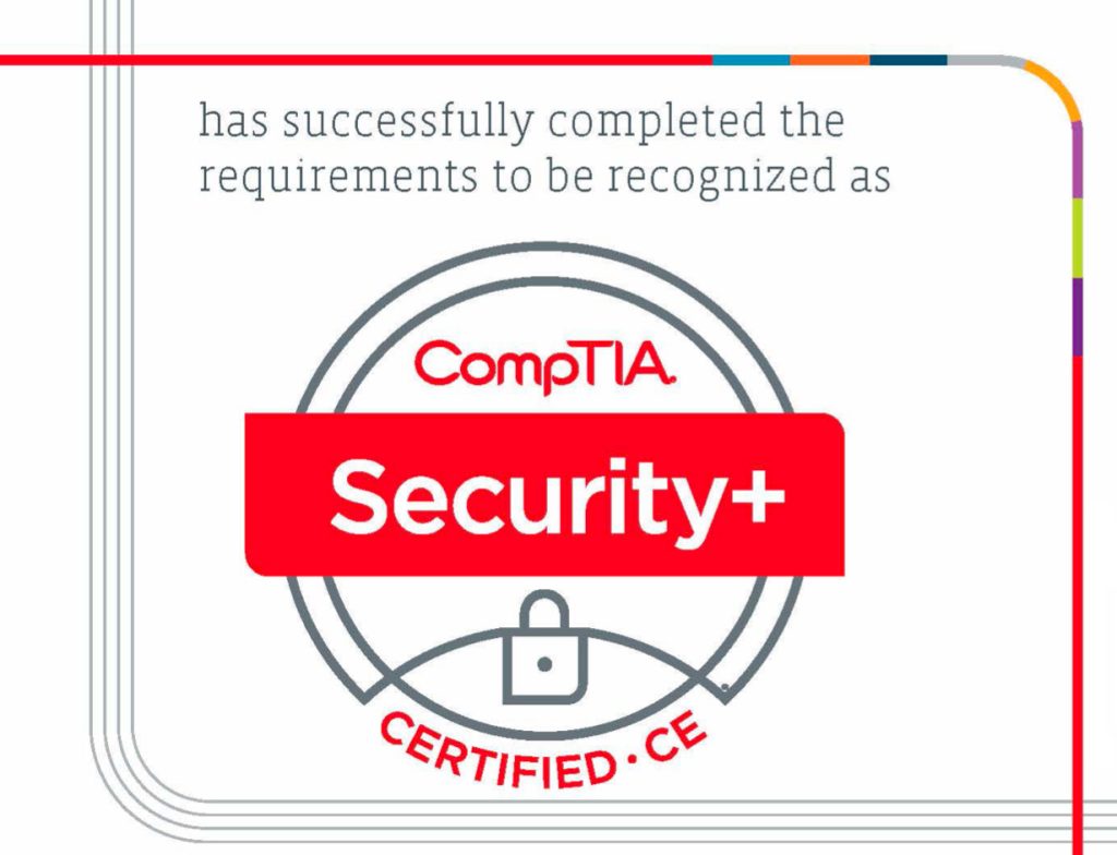 CompTIA Security+ SY0-701 exam