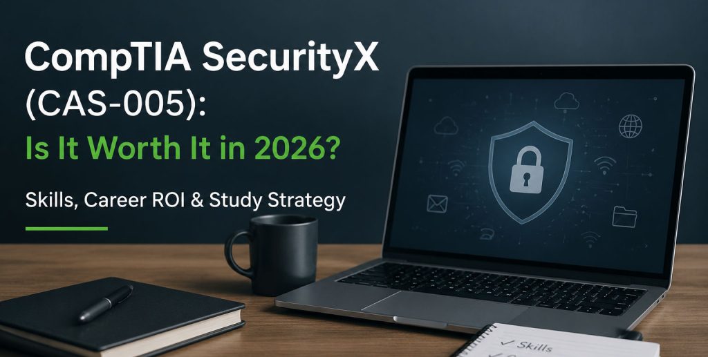 CompTIA SecurityX (CAS-005): Is It Worth It in 2026? Skills,Career ROI & Study Strategy